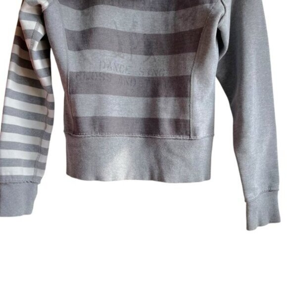 Lululemon Scuba Hoodie Special Edition Gray Stripes Jacket Size 8 - Picture 9 of 13
